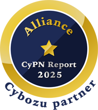 「Cybozu Partner Network Report（以下CyPN Report）」のアライアンス部門1つ星マーク