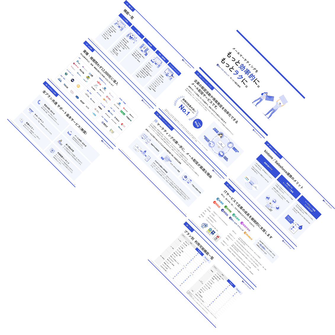 製品紹介資料の例が記載された画像
